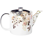 Чайный сервиз из фарфора с цветочным принтом на 6 персон 14 предметов Garden Whisper Porcelain Set  варинант исполнения - 1 | Loft Concept в Новосибирске