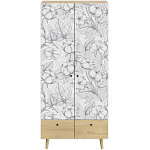 Шкаф с принтом Cotton варинант исполнения - 2 | Loft Concept в Новосибирске