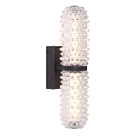 Бра с факутрным стеклянным плафоном Sonora варинант исполнения - 2 | Loft Concept в Новосибирске