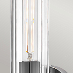 Бра для ванных комнат с прозрачным цилиндрическим плафоном на круглом основании Hinkley варинант исполнения - 10 | Loft Concept в Новосибирске