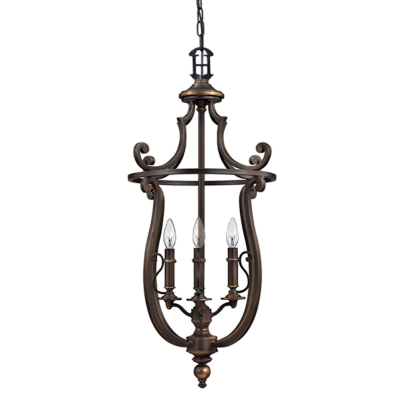 Люстра подвесная бронзового цвета в классическом стиле Hinkley Бронза в Новосибирске | Loft Concept 