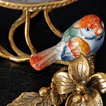 Чаша на ножке из стекла с бронзовыми элементами Bronze Branch варинант исполнения - 2 | Loft Concept в Новосибирске