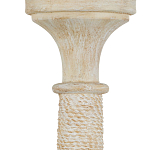 Люстра из дерева в форме подсвечника Coastal Aesthetics варинант исполнения - 2 | Loft Concept в Новосибирске