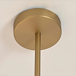 Люстра CANELLE Linear Chandelier 12 Modern Brass варинант исполнения - 4 | Loft Concept в Новосибирске