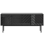 Длинная тумба с зеркальным декором Serena варинант исполнения - 3 | Loft Concept в Новосибирске