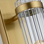 Бра вертикальное с рифленым стеклянным плафоном и прямоугольным основанием Quintiesse варинант исполнения - 4 | Loft Concept в Новосибирске