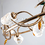 Люстра с хрустальными плафонами и декором Alvere Crystal Chandelier варинант исполнения - 4 | Loft Concept в Новосибирске