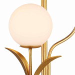 Торшер с золотым каркасом в виде стебля с листьями Inspired by Nature варинант исполнения - 2 | Loft Concept в Новосибирске