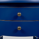 Синяя тумба на фигурных ножках Shelby варинант исполнения - 3 | Loft Concept в Новосибирске