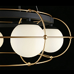 Люстра подвесная круглая с белыми плафонами Martin варинант исполнения - 4 | Loft Concept в Новосибирске