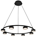 Люстра подвесная круглая черная Black Light Fixtures варинант исполнения - 1 | Loft Concept в Новосибирске