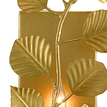 Бра золотого цвета с декором в виде ветки эвкалипта Eucalyptus Branches варинант исполнения - 1 | Loft Concept в Новосибирске