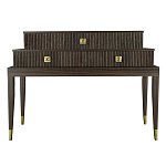 Премиальная Консоль с тремя ящиками Elsa Dreams Walnut варинант исполнения - 4 | Loft Concept в Новосибирске