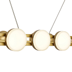 Люстра овальная с круглыми светодиодными источниками света Maxine Light варинант исполнения - 6 | Loft Concept в Новосибирске