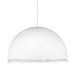 Подвесной светильник в форме купола белого цвета с ажурной бахромой Tactile Line варинант исполнения - 1 | Loft Concept в Новосибирске