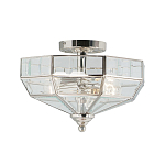 Потолочный светильник шестигранной формы с прозрачными стеклянным плафоном Elstead Lighting варинант исполнения - 5 | Loft Concept в Новосибирске
