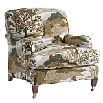 Кресло Trumann Club Chair Beige Landscape бежевый пейзах варинант исполнения - 1 | Loft Concept в Новосибирске