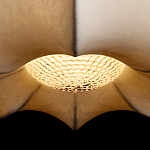 Подвесной светильник с белым фигурным абажуром и мягкими волнистыми краями Cloud Motion  варинант исполнения - 7 | Loft Concept в Новосибирске