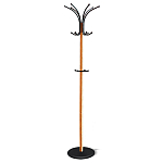 Вешалка с круглым основанием и черными металлическими крючками Industrial Metal Rust варинант исполнения - 1 | Loft Concept в Новосибирске