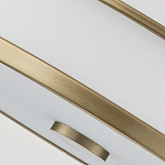 Потолочный светильник с белым матовым абажуром в металлическом каркасе Feiss варинант исполнения - 4 | Loft Concept в Новосибирске