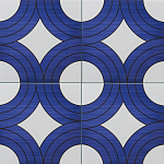 Дизайнерская плитка с узором Восьмерки варинант исполнения - 1 | Loft Concept в Новосибирске