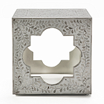 Приставной столик с перламутром Bone Inlay Side Table Floral Design варинант исполнения - 2 | Loft Concept в Новосибирске