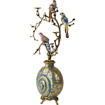 Бронзовый подсвечник Птичий рай Flora варинант исполнения - 4 | Loft Concept в Новосибирске