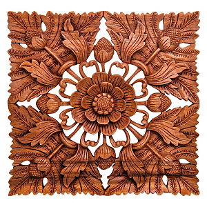 Панно из дерева квадратное Novala Panel With Trees