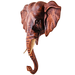 Панно из дерева голова слона Panel With Animals 30 варинант исполнения - 2 | Loft Concept в Новосибирске