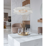 Люстра с прозрачным волнистым плафоном в форме цветка Ethereal Bloom варинант исполнения - 12 | Loft Concept в Новосибирске