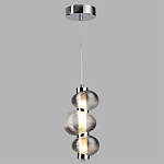 Подвесной светильник с 3-мя рифлеными стеклянными шарами Marcelh Light варинант исполнения - 8 | Loft Concept в Новосибирске