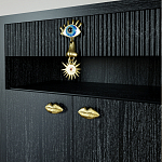 Комод Elsa Dreams Black Двухстворчатый  варинант исполнения - 4 | Loft Concept в Новосибирске