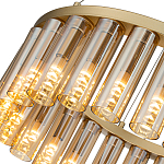 Люстра со стеклянными цилиндрическими плафонами Luminous Cylinders Amber Round варинант исполнения - 5 | Loft Concept в Новосибирске
