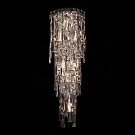 Бра с каскадом из прозрачного хрусталя и корпусом из металла цвета хром Constant Sparks варинант исполнения - 7 | Loft Concept в Новосибирске