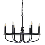 Люстра круглая с 6-ю лампами Kichler варинант исполнения - 1 | Loft Concept в Новосибирске