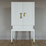 Кабинетный шкаф Elsa Dreams White с 2-мя ящиками варинант исполнения - 5 | Loft Concept в Новосибирске