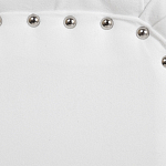 Кушетка белая с мягкой обивкой из велюра Michael Couch варинант исполнения - 7 | Loft Concept в Новосибирске