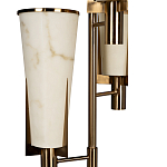 Торшер на три лампы с расцветкой под мрамор на матовом металлическом основании Elegant Classic Light варинант исполнения - 2 | Loft Concept в Новосибирске