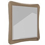 Зеркало квадратное c деревянной рамой из массива дуба Tasteful Furniture варинант исполнения - 1 | Loft Concept в Новосибирске