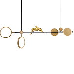 Линейная люстра на штанге Grace варинант исполнения - 1 | Loft Concept в Новосибирске