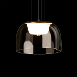 Подвесной светильник с куполообразным прозрачным стеклянным плафоном Grada Light варинант исполнения - 4 | Loft Concept в Новосибирске