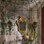 Обои ручная роспись Medici Standard colourway on white Williamsburg варинант исполнения - 1 | Loft Concept в Новосибирске