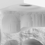 Встраиваемый в стену гипсовый светильник под покраску в античном стиле Antiquity Athena варинант исполнения - 10 | Loft Concept в Новосибирске