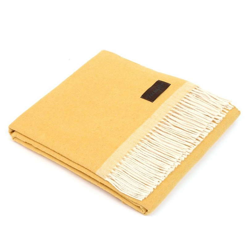 Плед SARA 7000 Marzotto Желтый в Новосибирске | Loft Concept 