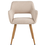 Стул в рогожке бежевого цвета NEASAN STOOL варинант исполнения - 2 | Loft Concept в Новосибирске