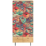 Шкаф с принтом Dominoes варинант исполнения - 2 | Loft Concept в Новосибирске