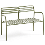 Скамья из алюминия Mack Metal Bench Green варинант исполнения - 1 | Loft Concept в Новосибирске