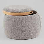 Пуф-трансформер Люкке с крышкой серый варинант исполнения - 2 | Loft Concept в Новосибирске