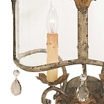 Бра настенное с цветочным мотивом Aged Luxury варинант исполнения - 1 | Loft Concept в Новосибирске