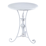 Столик белый кованный в прованском стиле Vaucluse варинант исполнения - 1 | Loft Concept в Новосибирске